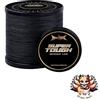 Ercole NUOVA treccia Hercules PE Fishing Line 4 fili nera 30 libbre 150 iarde 137 m