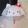 Sanrio NUOVO ombrello lungo Hello Kitty 47 cm ombrello con orecchie personaggio per ...