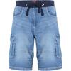 KAM NEW DITO Jeans Shorts in Denim Chiaro Elasticizzato 40-60