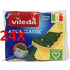 VILEDA 24 X Vileda Aqua Classic Spugna Natural Abrasiva 2 Pz.