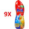 PRIL 9 X Pril Excellence Duo Gel Antiodore Aceto 30 Lavaggi 540 Ml