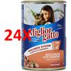 MIGLIORGATTO 24 X Miglior Gatto Bocconcini Salmone Barattolo A Strappo 405 Grammi