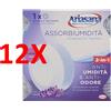 ARIASANA 12 X Ariasana Assorbiumidita' Power Tab Ricarica Micro 2in1 Lavanda 300 Grammi