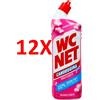 WCNET 12 X Wc Net Candeggina Gel Profumata Flower Fresh 700 Ml