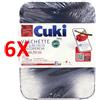 CUKI 6 X Cuki Vaschette Alluminio Con Coperchi (r75) Per 4 Porzioni - 4 Pezzi - Lt 1