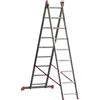 MARCHETTI Scala TRASFORMABILE a sfilo alluminio MARCHETTI 2 elementi tronchi 11+11 5,40 m