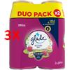 GLADE 3 X Glade Automatic Spray Ricarica Relaxing Zen 2 Pezzi Da 269 Ml