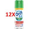 OUST 12 X Oust 3in1 Disinfettante Elimina Odori 400 Ml