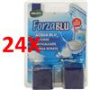 GRANFORTE 24 X Forza Blu Acqua Blu Cubo Per Wc Cassetta Esterna Blister 2 Pz (relevi)