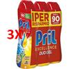PRIL 3 X Pril Excellence Duo Gel Limone & Lime 540 Ml 3 Pezzi Da 30 Lavaggi 1620 Ml
