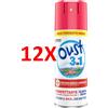 OUST 12 X Oust 3in1 Disinettante Elimina Odori Fresh Garden Spray 400 Ml