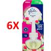 GLADE 6 X Glade Electric Essential Oil Ricarica Liquida Relaxing Zen 20 Ml Durata 120