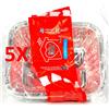 CONTITAL 5 X Contital Contenitore Alluminio 1 Porzione 4 Pezzi R10g