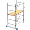 Marchetti MINIO MARCHETTI MINI PONTEGGIO TRABATTELLO BASSO SCALA IN ALLUMINIO H. 1,52 MT