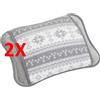 Innoliving 2 X Innoliving Caldo Fiocco Borsa Acqua Calda Elettrica Durata Riscaldamento 6