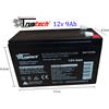 Trustech Batteria 12V 9AH al Piombo - BAT12V9A, Trustech