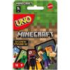 Mattel Games UNO Minecraft Game, 112 carte, per 2-10 giocatori verde, FPD61