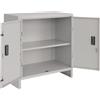 Prometal ARMADIO ARMADIETTO BASSO METALLO MINI 100X40 CM CON PIANO ALTEZZA 80 CM UFFICIO