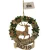 Enesco Jim Shore Heartwood Creek Sospensione Ghirlanda 2019 Bianca, 10 cm