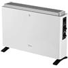 MIDEA Convettore Radiatore Elettrico Basso Consumo | 2000 W | Riscaldatore Elettrico con Termostato Regolabile, Stufa Elettrica con 3 Livelli di Potenza, Emettitore Termico con Protezione da