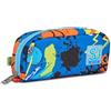 SJ GANG STYLE JAM GANG Portapenne Scuola, Blu, TrickyLed, Bustina con Scomparto Unico Porta Penne, Accessori Zaino, Medie, Superiori, Bambino