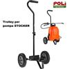 STOCKER TROLLEY CARRELLO PER POMPA A BATTERIA 235 236 IN METALLO ART : 1239/1