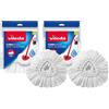 Vileda Easywring e Clean Turbo Classico in Microfibra mop Refill Head, Micr jDZ2