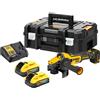 DEWALT DCG409H2T-QW Smerigliatrice 18V 125 mm con 2 batterie 5 ah powerstack
