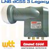 DIPROGRESS LNB DCSS UNIVERSALE CON 3 LEGACY E TV PER SKY Q CERTIFICATO