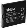 vhbw Batteria per Nokia N86 N85 N86 8MP T7 C7 C7-00 X7 701 Oro X7-00 X7-00 8GB 900mAh