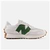 New Balance Scarpe Sneakers Uomo 327 Casual Bianco Beige Verde dal 40 al 45