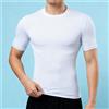 Maglietta con finti muscoli da uomo, costume modellante per il torace, per