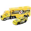 Modellino auto Disney Pixar Cars Pulcino Hicks Saetta McQueen Mack Trasportatore Camion e Auto