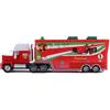 Modellino auto Set 2 Disney Pixar Cars Rosso Francesco BerNOulli Camion Trasportatore Diecast