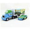 Modellino auto Disney Pixar Cars Pulcino Hicks Saetta McQueen Mack Trasportatore Camion e Auto