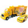 Modellino auto Disney Pixar Cars Pulcino Hicks Saetta McQueen Mack Trasportatore Camion e Auto