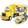 Modellino auto Disney Pixar Cars Pulcino Hicks Saetta McQueen Mack Trasportatore Camion e Auto