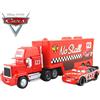 Modellino auto Disney Pixar Cars Pulcino Hicks Saetta McQueen Mack Trasportatore Camion e Auto