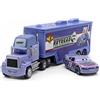 Modellino auto Disney Pixar Cars Pulcino Hicks Saetta McQueen Mack Trasportatore Camion e Auto