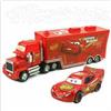 Modellino auto Disney Pixar Cars Pulcino Hicks Saetta McQueen Mack Trasportatore Camion e Auto