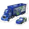 Modellino auto Disney Pixar Cars Pulcino Hicks Saetta McQueen Mack Trasportatore Camion e Auto