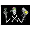 AZ FLAG Bandiera Pirata BEVITORE di Birra 150x90cm - Bandiera dei Pirati UB W8WY