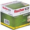 Fischer tasselli per cemento GB GREEN GAS 10, 18 pezzi, 524871 WYxw