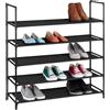 Relaxdays Scarpiera in TNT con Sistema ad Incastro, a 5 Livelli, per 20 Pai XJRK