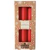 Cereria Di Giorgio - 3 Candele Profumate Candy Canes - Pocket Season Natale - Diametro 1.9 cm Altezza 12.5 cm - Durata 3.5 ore