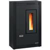Extraflame Stufa pellet 5,1kW LUISELLA 5.0 Black 5 stelle Classe A+ 1292602