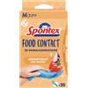 Spontex Food Contact, 20 guanti monouso in nitrile per uso alimentare, senz TUuR