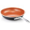 Gotham Steel 9.5 Frying Pan, Nonstick Copper Frying Pans with Durable Ceram Wl6B