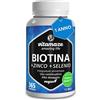 Does not apply Vitamaze® Biotina Capelli 365 Compresse (1 Anno) Selenio E Zinco, Crescita Di Ca