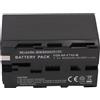 vhbw Batteria per Sony CCD-TR417E CCD-TR417 CCD-TR415E CCD-TR416 4000mAh 7,4V